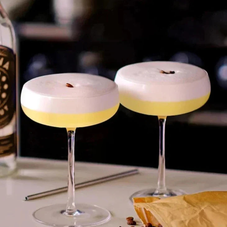 Verres À Cocktail En Cristal Faits Main – Set De 6