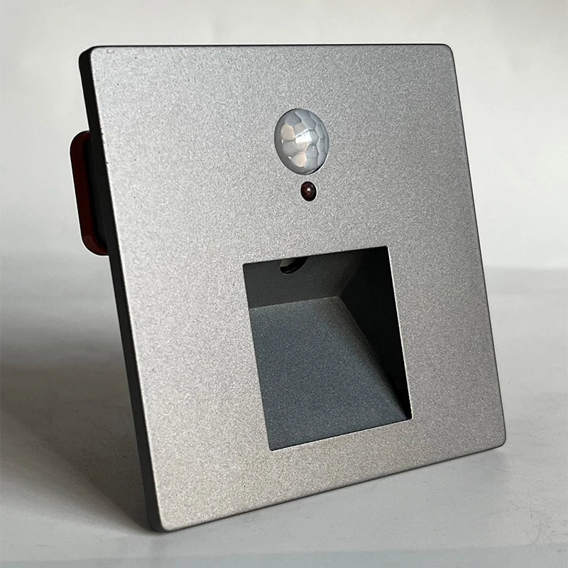 Applique Murale Avec Capteur De Mouvement Pour Éclairage De Escalier Et Ambiance Nocturne Wall Light Fixtures Electro Paris Gris D