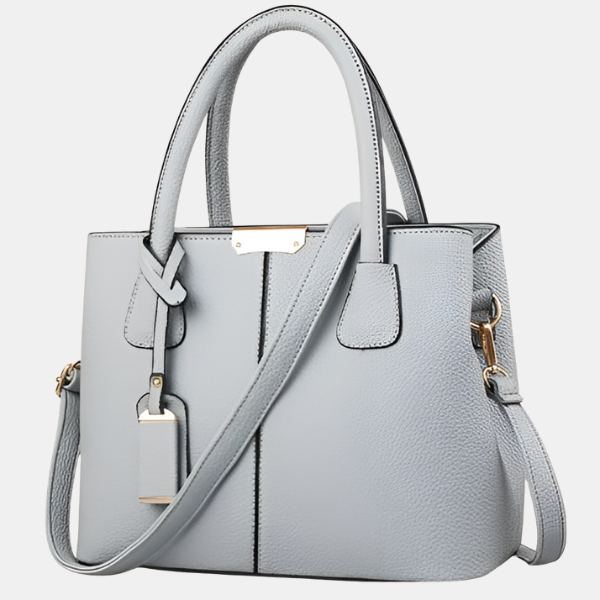 Sac Bandoulière Femme – Cuir Chic et Élégant Electro Paris Gris clair