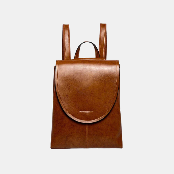 Sac à Dos Convertible en Cuir PU pour Femme – Sac à Bandoulière Élégant pour le Voyage Sacs à dos Electro Paris Jaune terre