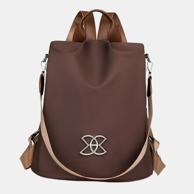 Sac à dos sécurisé et urbain avec fermeture discrète Sacs à dos Electro Paris Marron