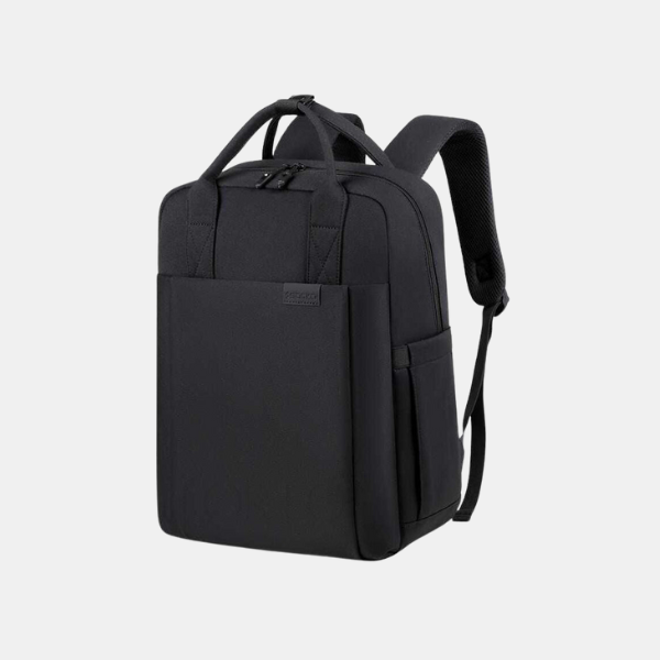 Sac à Dos Minimaliste pour Ordinateur Portable – Sac de Travail Imperméable et Antichoc Sacs à dos Electro Paris Noir