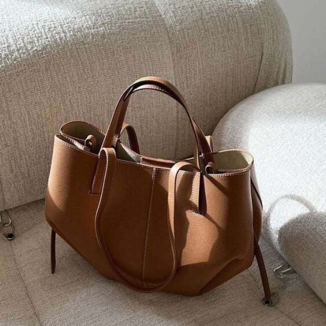 Sac Fourre-Tout Cuir Vintage – Sac Élégant et Spacieux Pour Femmes Sacs à main Electro Paris