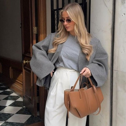 Sac Fourre-Tout Cuir Vintage – Sac Élégant et Spacieux Pour Femmes Sacs à main Electro Paris