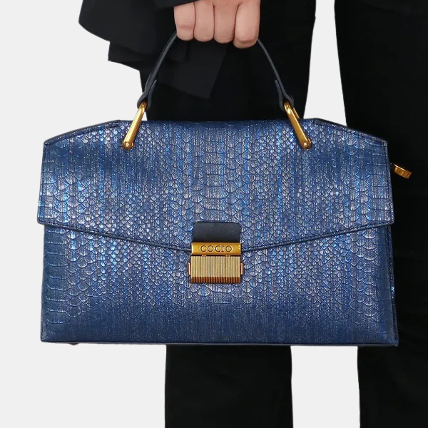 Sac Végan Haut de Gamme Effet Serpent Electro Paris