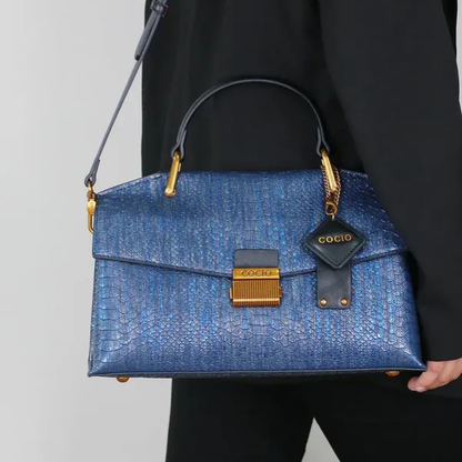 Sac Végan Haut de Gamme Effet Serpent Electro Paris