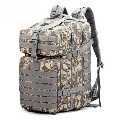 Sac à Dos Tactique Militaire pour Randonnée – Sac de Voyage Étanche 45L Sacs à dos Electro Paris Camouflage 2