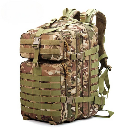 Sac à Dos Tactique Militaire pour Randonnée – Sac de Voyage Étanche 45L Sacs à dos Electro Paris Camouflage 3