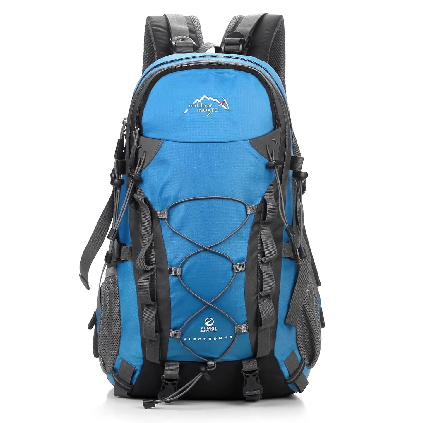 Sac à Dos de Randonnée 70L pour Trekking – Sac de Voyage Imperméable pour Camping Sacs à dos Electro Paris Bleu clair