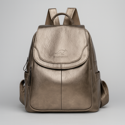 Sac À Bandoulière – Sac À Dos En Cuir Élégant Pour Femmes, Design Pratique Et Sécurisé Sacs à dos pour femmes Electro Paris Bronze