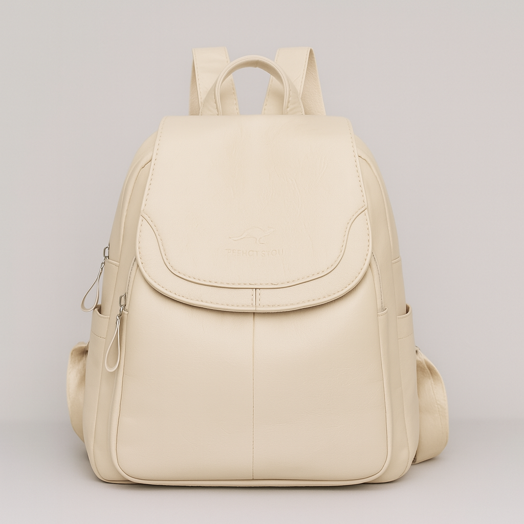 Sac À Bandoulière – Sac À Dos En Cuir Élégant Pour Femmes, Design Pratique Et Sécurisé Sacs à dos pour femmes Electro Paris Beige