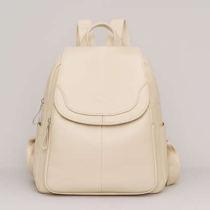Sac À Bandoulière – Sac À Dos En Cuir Élégant Pour Femmes, Design Pratique Et Sécurisé Sacs à dos pour femmes Electro Paris Beige