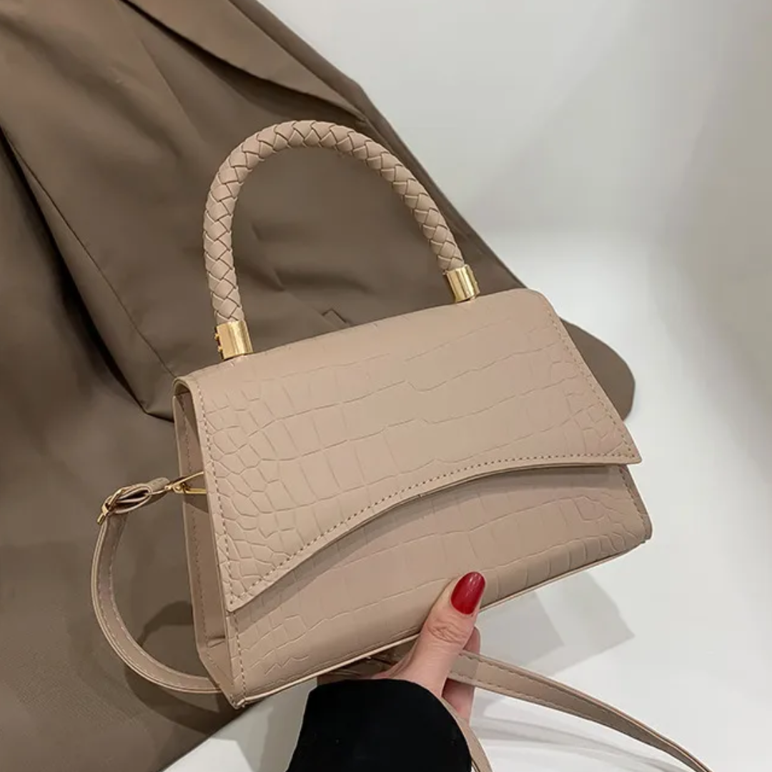 Sac à Main Chic pour Femme avec Poignée – Sac Bandoulière et d'Épaule Polyvalent Sacs à main Electro Paris Kaki