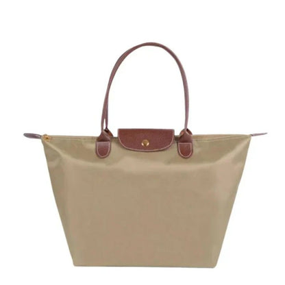 Sac à Main Pliable Imperméable – Sac Élégant et Compact Pour Femme au Quotidien Sacs à main Electro Paris Khaki S(30x23x12cm)