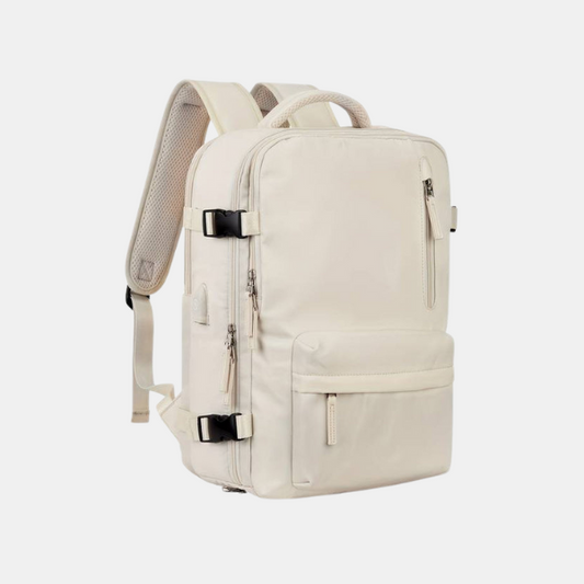 Sac de Sport avec Compartiment à Chaussures – Sac à Dos Convertible pour Voyage et Gym Sacs à dos Electro Paris Beige