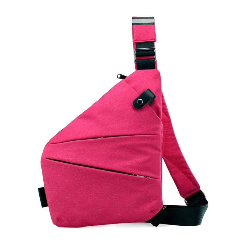 Sac Bandoulière Antivol pour Voyage – Sac de Poitrine Mince et Léger Bagages et accessoires de voyage Electro Paris Rose