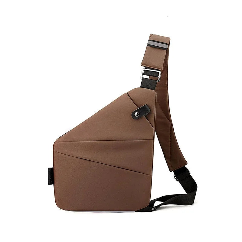 Sac Bandoulière Antivol pour Voyage – Sac de Poitrine Mince et Léger Bagages et accessoires de voyage Electro Paris Café