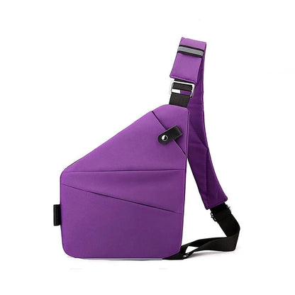 Sac Bandoulière Antivol pour Voyage – Sac de Poitrine Mince et Léger Bagages et accessoires de voyage Electro Paris Violet