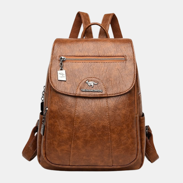 Sac à Dos Femme – Élégance et Luxe en Cuir ***Luxe Leren Dames Rugtas - Isolde Electro Paris Marron