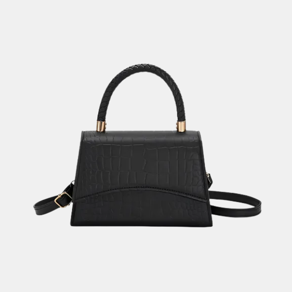 Sac à Main Chic pour Femme avec Poignée – Sac Bandoulière et d'Épaule Polyvalent Sacs à main Electro Paris Noir