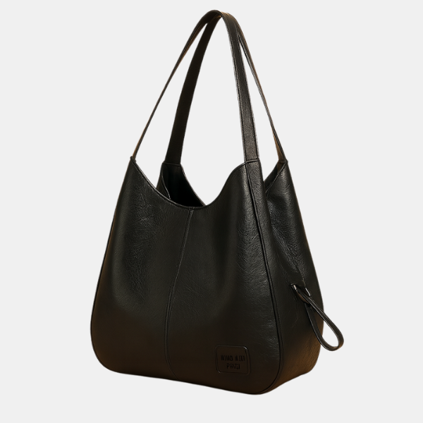 Sac à Main en Cuir – Style Vintage Élégant Vintage Leather Women's Handbag Electro Paris Noir