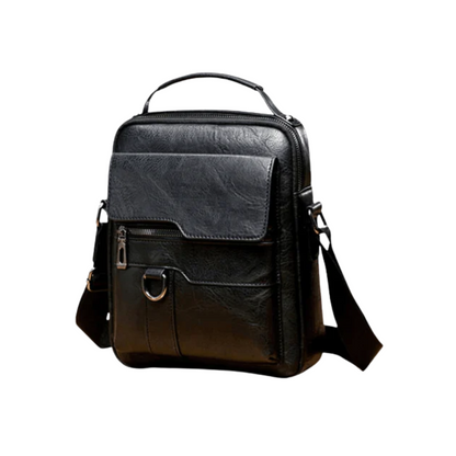 Sac d'Épaule Moderne en Cuir pour Femme – Sac à Bandoulière Élégant pour le Travail Sacs à main Electro Paris Noir