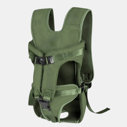 Sac de Transport pour Chien jusqu’à 10 kg – Confort et Sécurité avec Design Ergonomique Transportery dla zwierząt Electro Paris Vert S