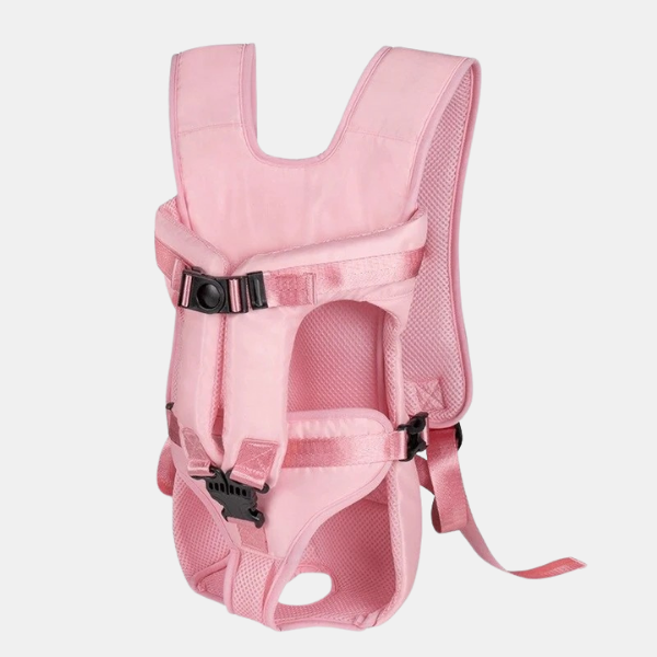 Sac de Transport pour Chien jusqu’à 10 kg – Confort et Sécurité avec Design Ergonomique Transportery dla zwierząt Electro Paris Rose S