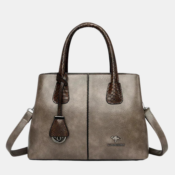 Sac en Cuir Élégant – Style Classique et Raffiné Electro Paris Gris