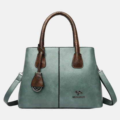 Sac en Cuir Élégant – Style Classique et Raffiné Electro Paris Vert