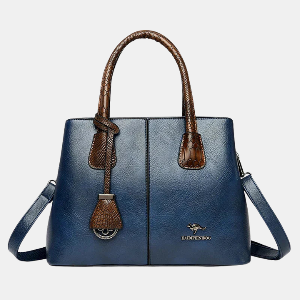 Sac en Cuir Élégant – Style Classique et Raffiné Electro Paris Bleu
