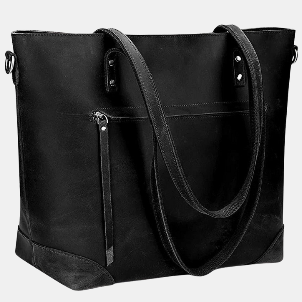 Sac en Cuir Style Vintage – Élégance Intemporelle Electro Paris Noir