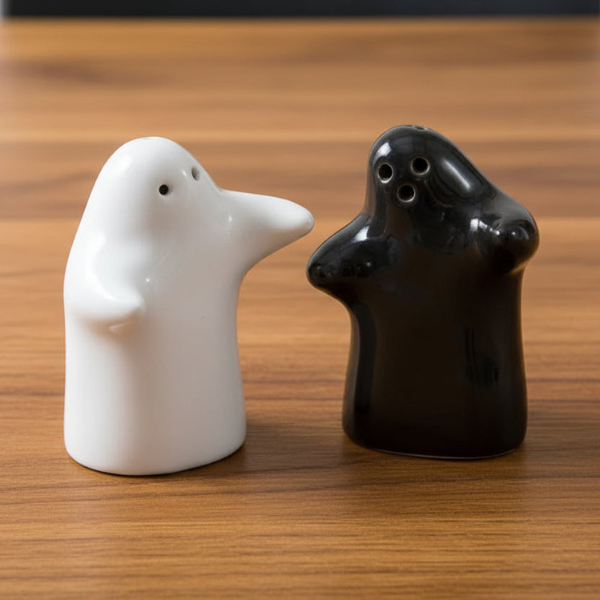 Salières et Poivrières Fantômes – Élégance Mystique Salt & Pepper Shakers Electro Paris
