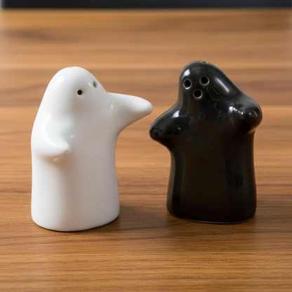 Salières et Poivrières Fantômes – Élégance Mystique Salt & Pepper Shakers Electro Paris