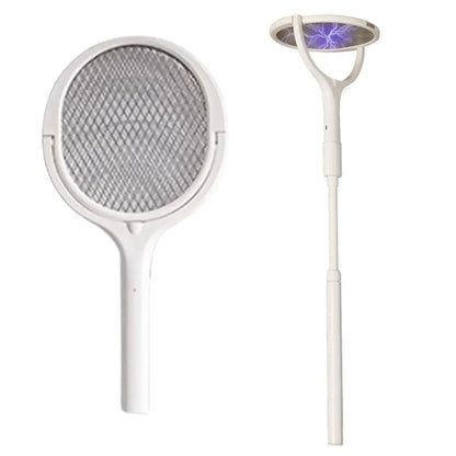Raquette Électrique Anti-Moustiques Rechargeable Avec Tête Rotative À 90° Cyber Monday Offer Pest control Electro Paris Raquette allongée