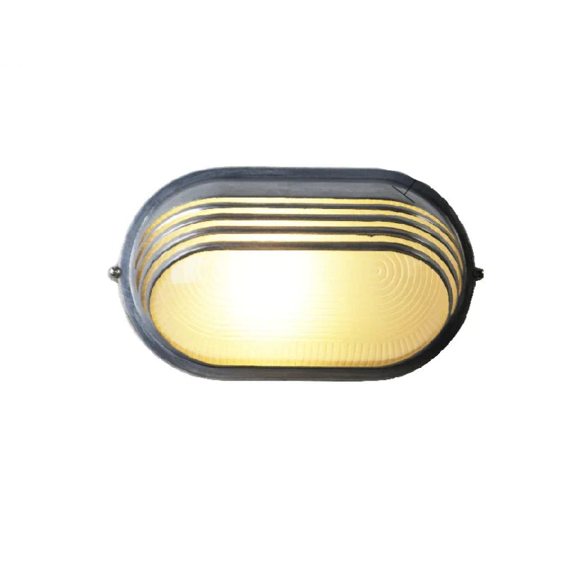 Applique Murale Extérieure LED Style Industriel Avec Abat-jour En Verre Pour Ambiance Rétro Outdoor Lighting Electro Paris N Blanc froid 6000K