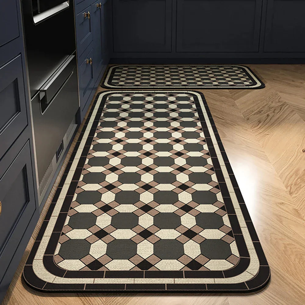 Tapis De Cuisine Antidérapant Premium Élégance Confort Et Sécurité Au Quotidien Black Friday Deal Rugs Electro Paris 17 40x60cm und 40x120cm