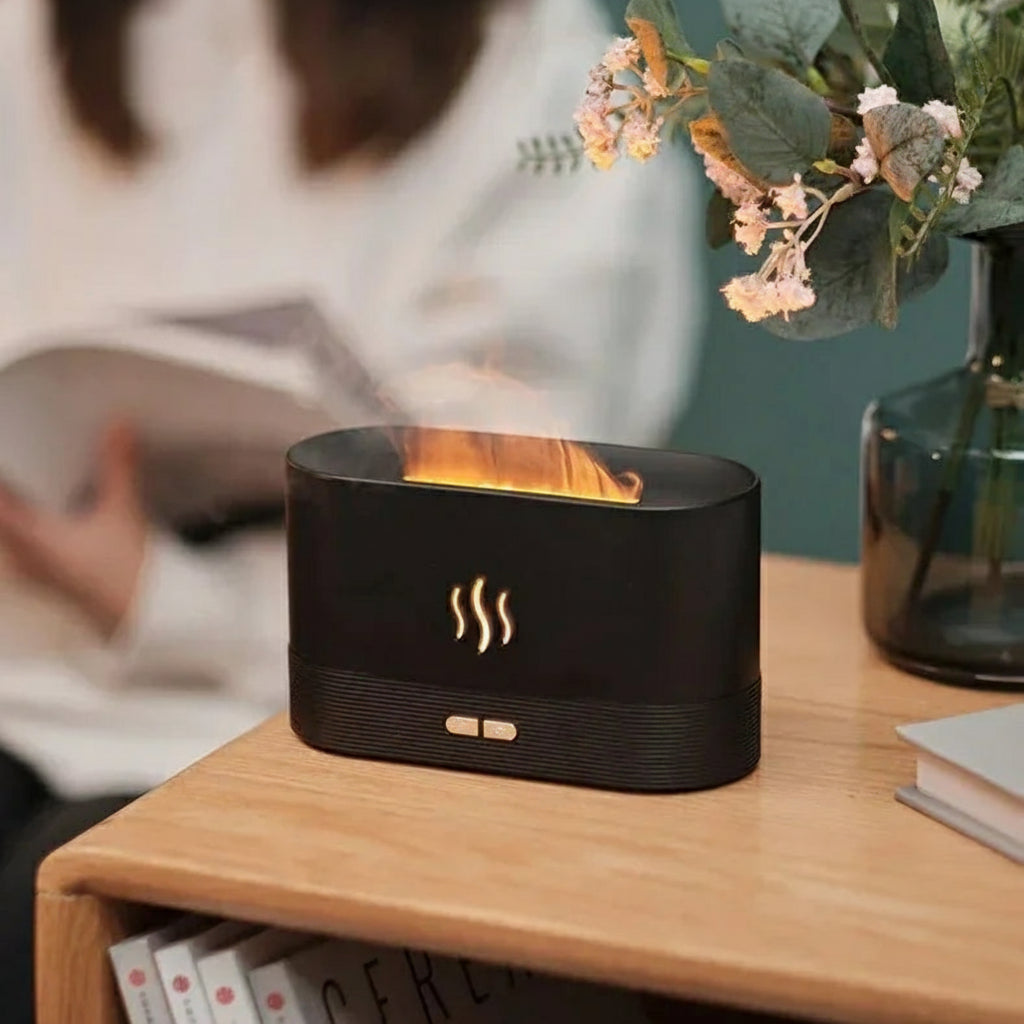 Diffuseur D’Arômes À Effet De Flamme Pour Ambiances Apaisantes Et Intérieurs Modernes Humifier Electro Paris