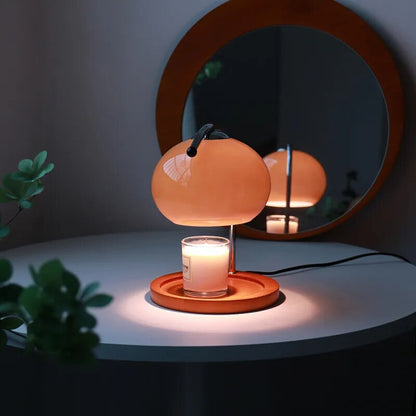 Lampe Chauffante En Verre Style Rétro Pour Ambiance Chaleureuse Et Parfum Subtil Candle Warmer Electro Paris