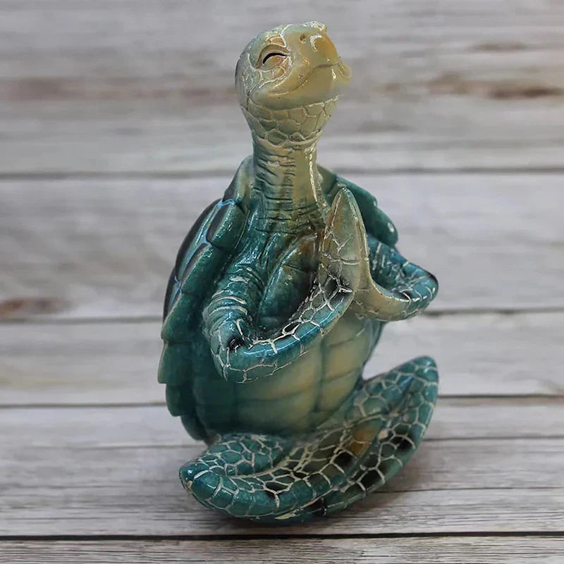 Figurines – Élégantes Tortues de Yoga pour Maison et Bureau Yoga Sea Turtle Figurines Electro Paris