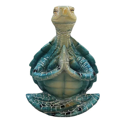 Figurines – Élégantes Tortues de Yoga pour Maison et Bureau Yoga Sea Turtle Figurines Electro Paris
