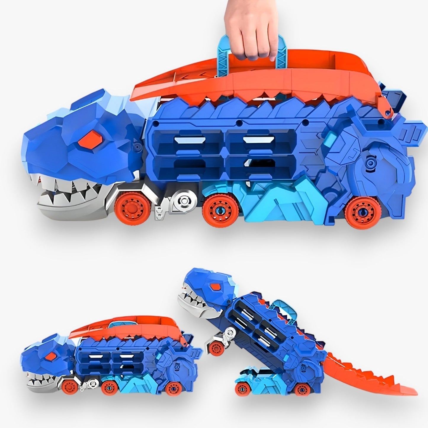 Camion Jouet Transformable En Monde De Dinosaure Avec Piste Pliable Pour Enfants Aventuriers Toys Electro Paris