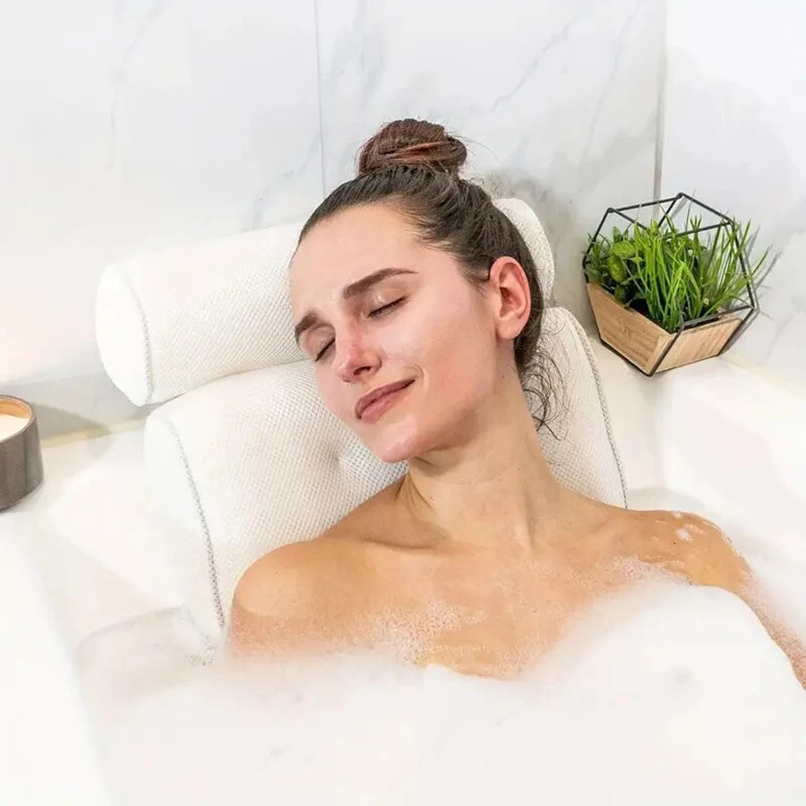 Oreiller De Bain Ergonomique Antidérapant Pour Cou Et Épaules Confort Et Détente Absolus Black Friday Deal Pillow Electro Paris