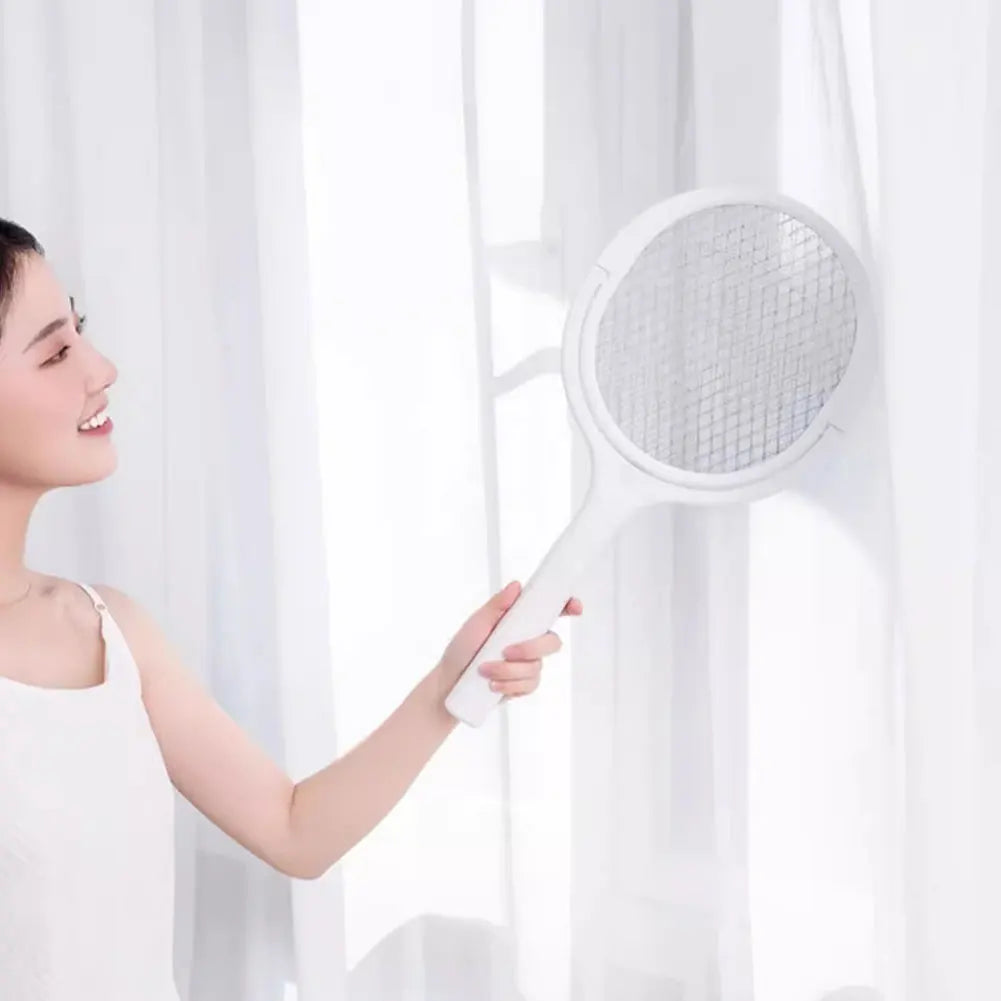 Raquette Électrique Anti-Moustiques Rechargeable Avec Tête Rotative À 90° Cyber Monday Offer Pest control Electro Paris