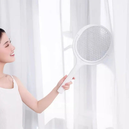 Raquette Électrique Anti-Moustiques Rechargeable Avec Tête Rotative À 90° Cyber Monday Offer Pest control Electro Paris