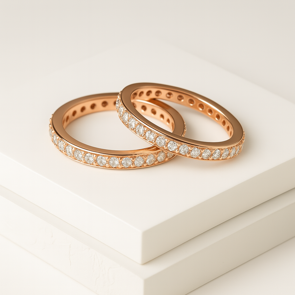 Bagues Élégantes pour Femme en Acier Inoxydable et Cristal Jewelry Ring Standard Electro Paris