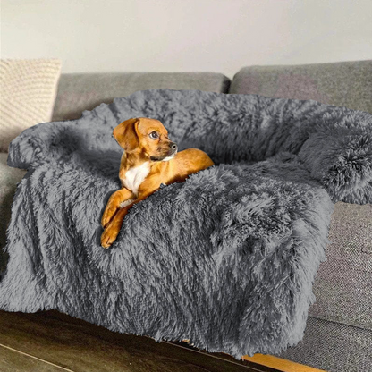 Panier De Chien Style Canapé Avec Bords Rehaussés Et Protection Intégrée Pour Meubles Best Dog Sofa Bed - Calming Furniture Protector, Light Gray / S (Up to 35LBS) Electro Paris Gris foncé Petit