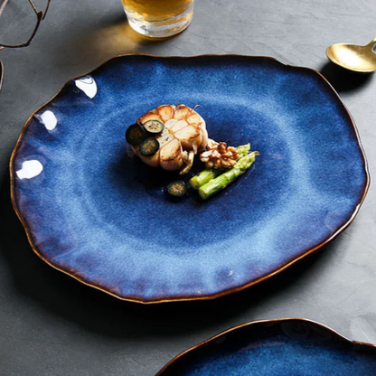 Set de 4 plaque pour des repas élégants et créatifs Plate set Electro Paris