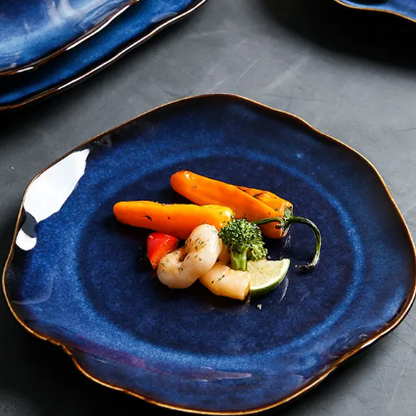 Set de 4 plaque pour des repas élégants et créatifs Plate set Electro Paris