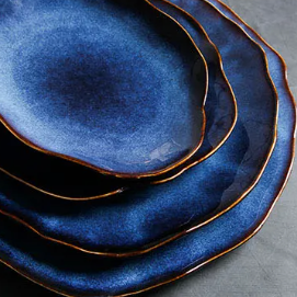 Set de 4 plaque pour des repas élégants et créatifs Plate set Electro Paris